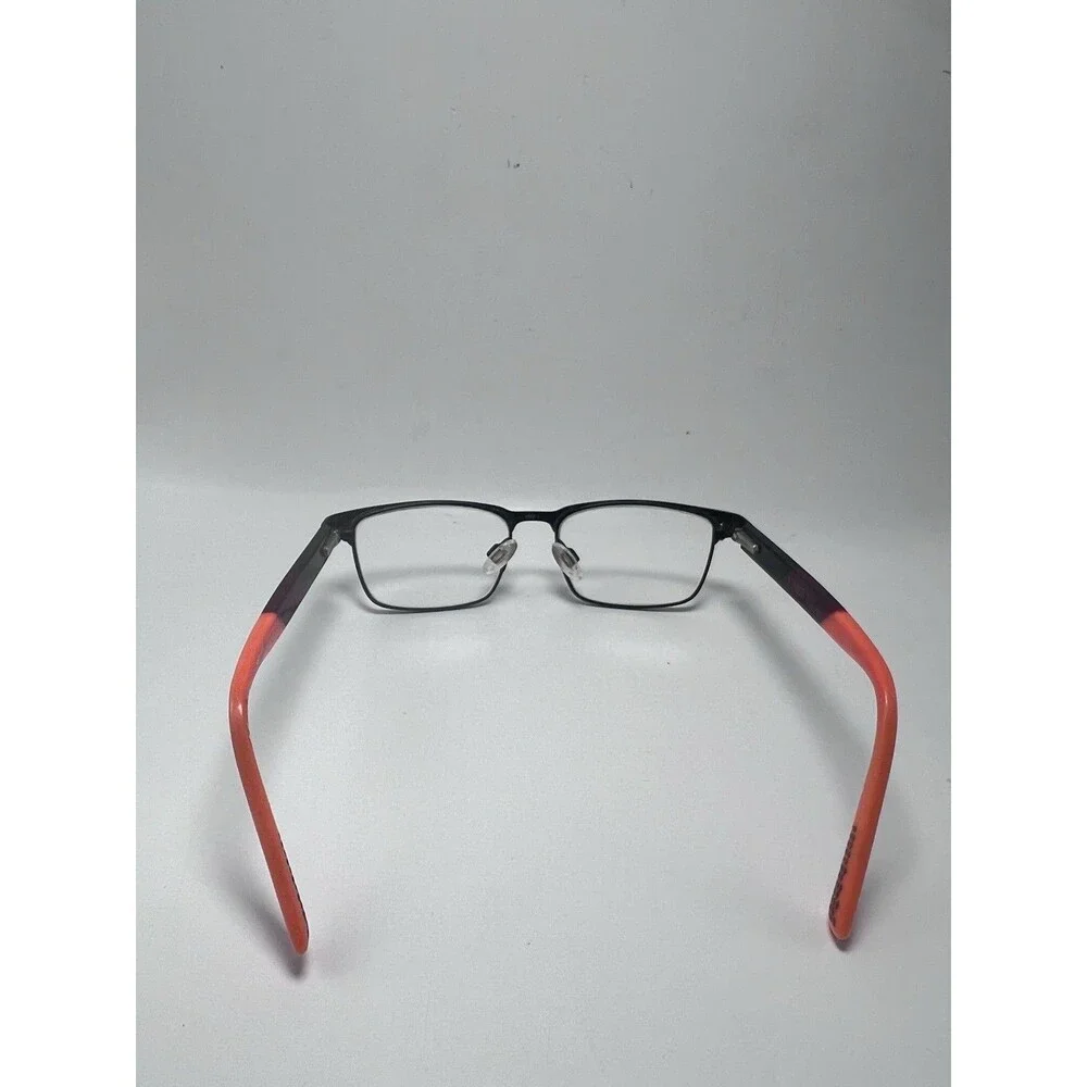Nike 5575 001 125 Eyeglasses Frames Only Full Rim Black Orange Youth 46-14-125
